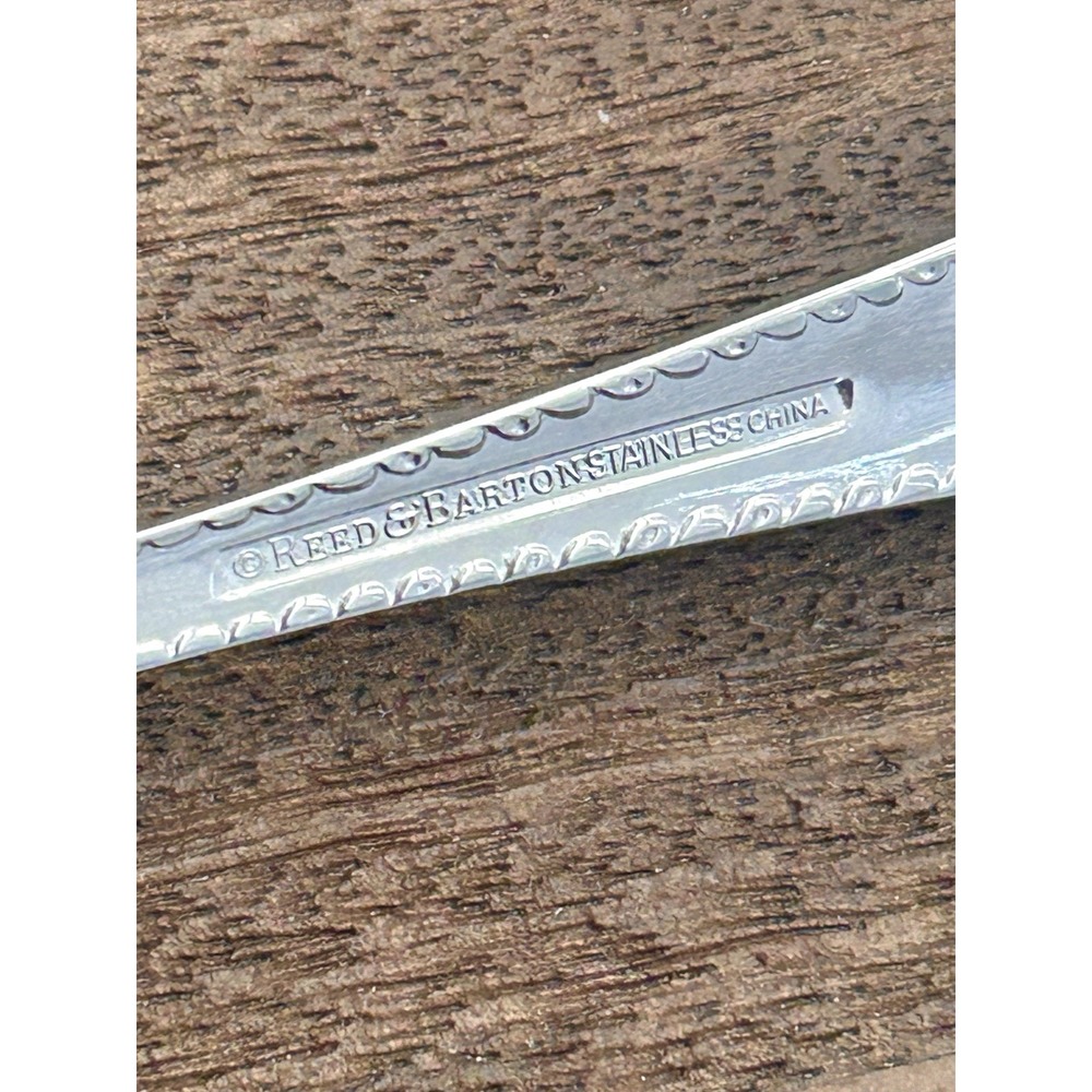 NEW Reed & Barton Englefield Teaspoons Set Of 4 Stainless Glossy - Picture 6 of 6